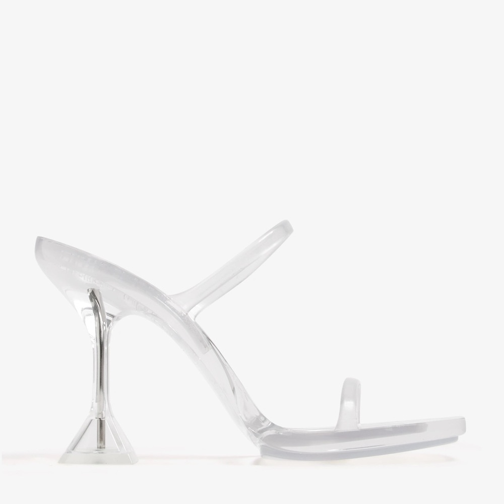 Amina Muaddi Brito Slipper 95mm CLEAR HEELS size 39